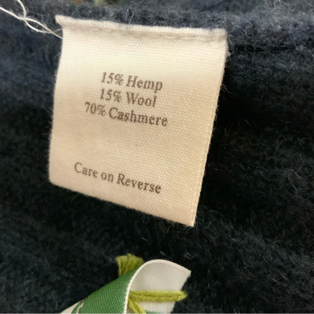 Men's Grey Ribbed Cashmere Hemp Wool Scarf 74
